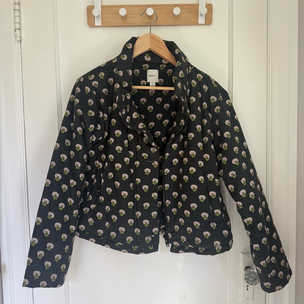 Anthropologie Floral Jacket